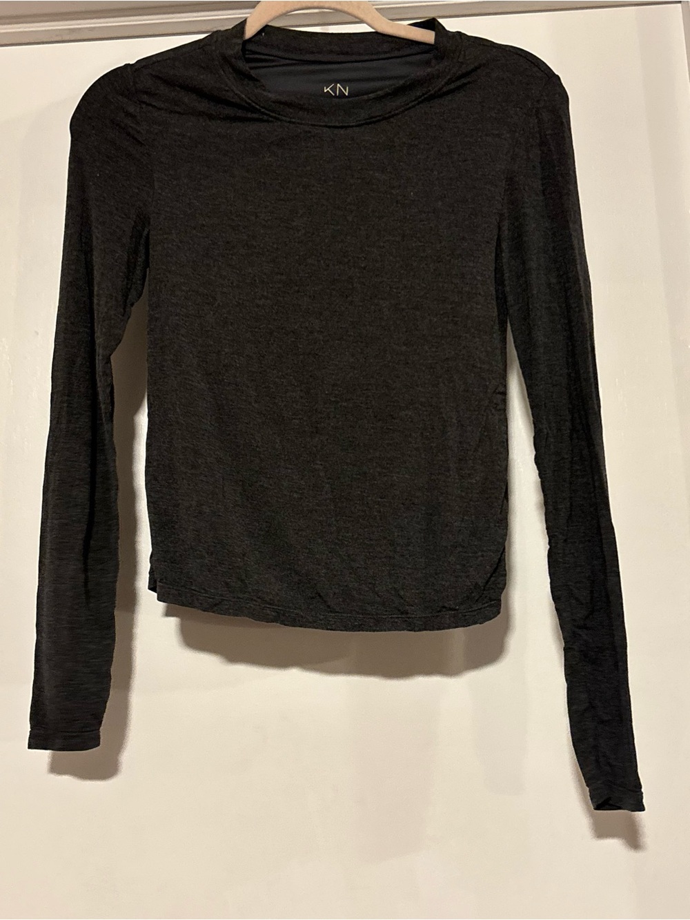 Klassy Network Women's Long Sleeve Crewneck Top - gray